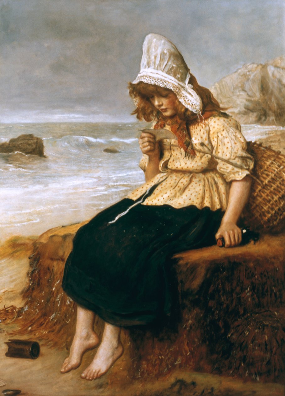 Un Messaggio dal Mare da John Everett Millais