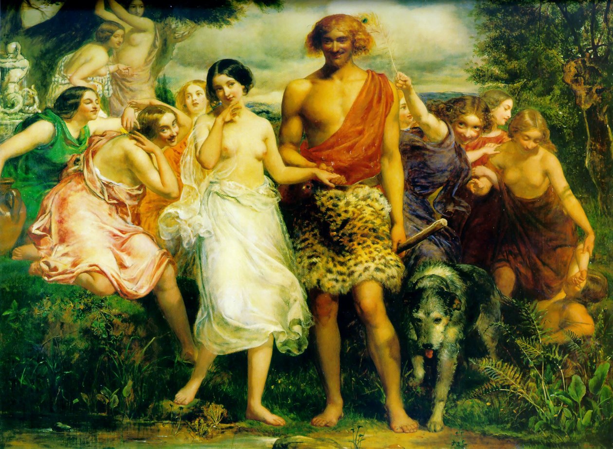 Cimone e Ifigenia da John Everett Millais