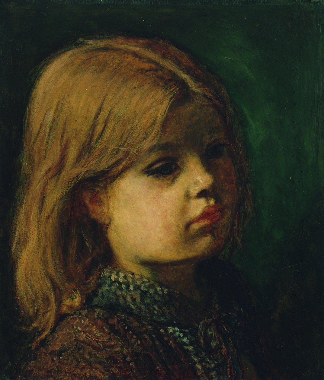 Testa di una ragazza da John Everett Millais