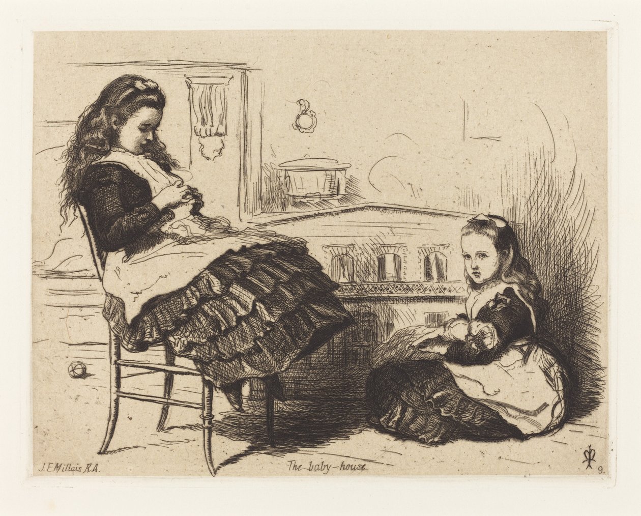 La casa delle bambole da John Everett Millais