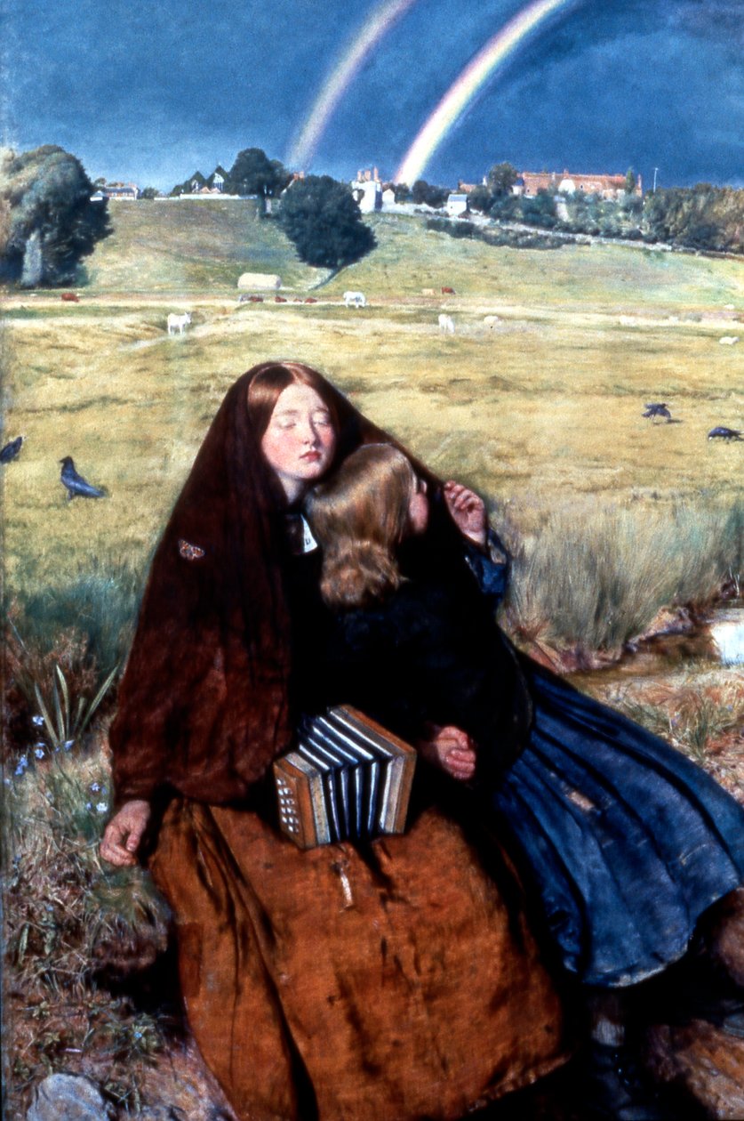 La ragazza cieca, 1856 da John Everett Millais