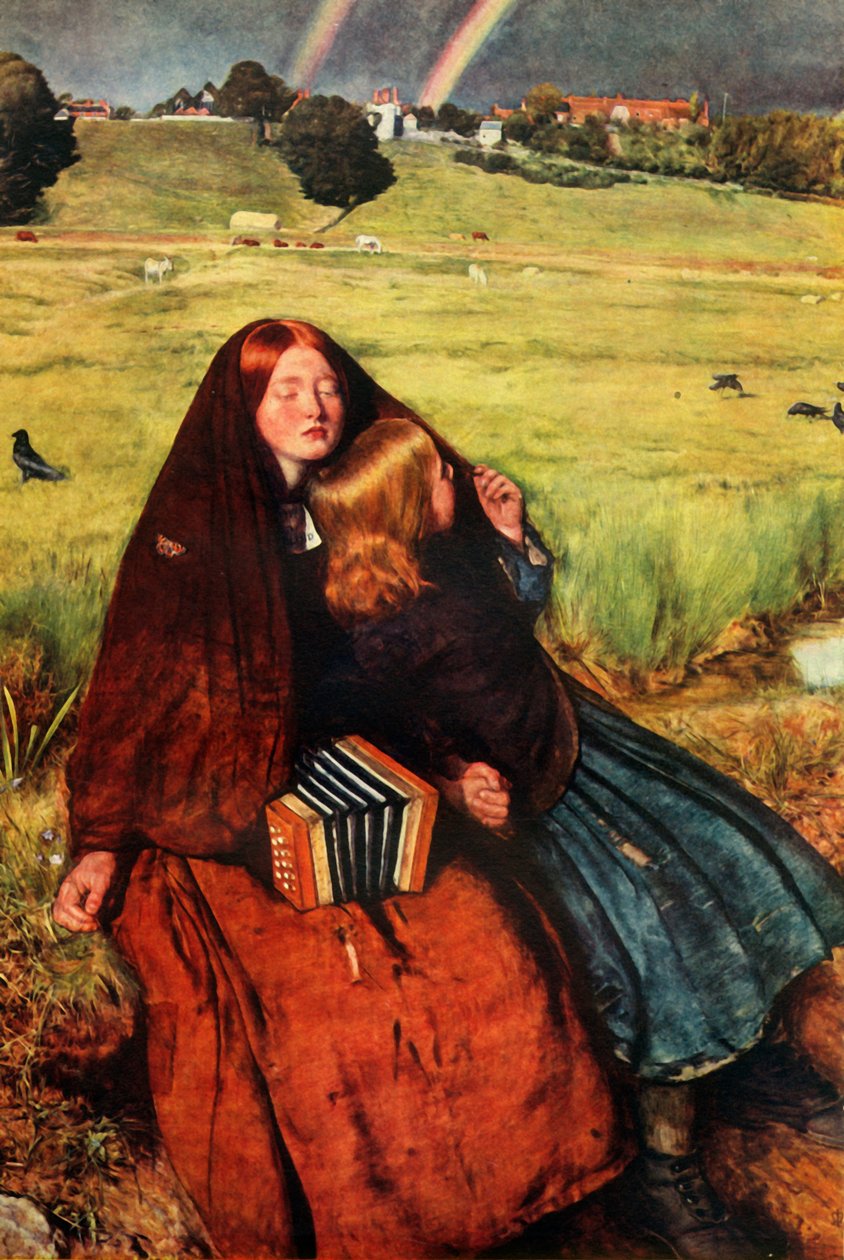 La ragazza cieca, 1856, 1948 da John Everett Millais
