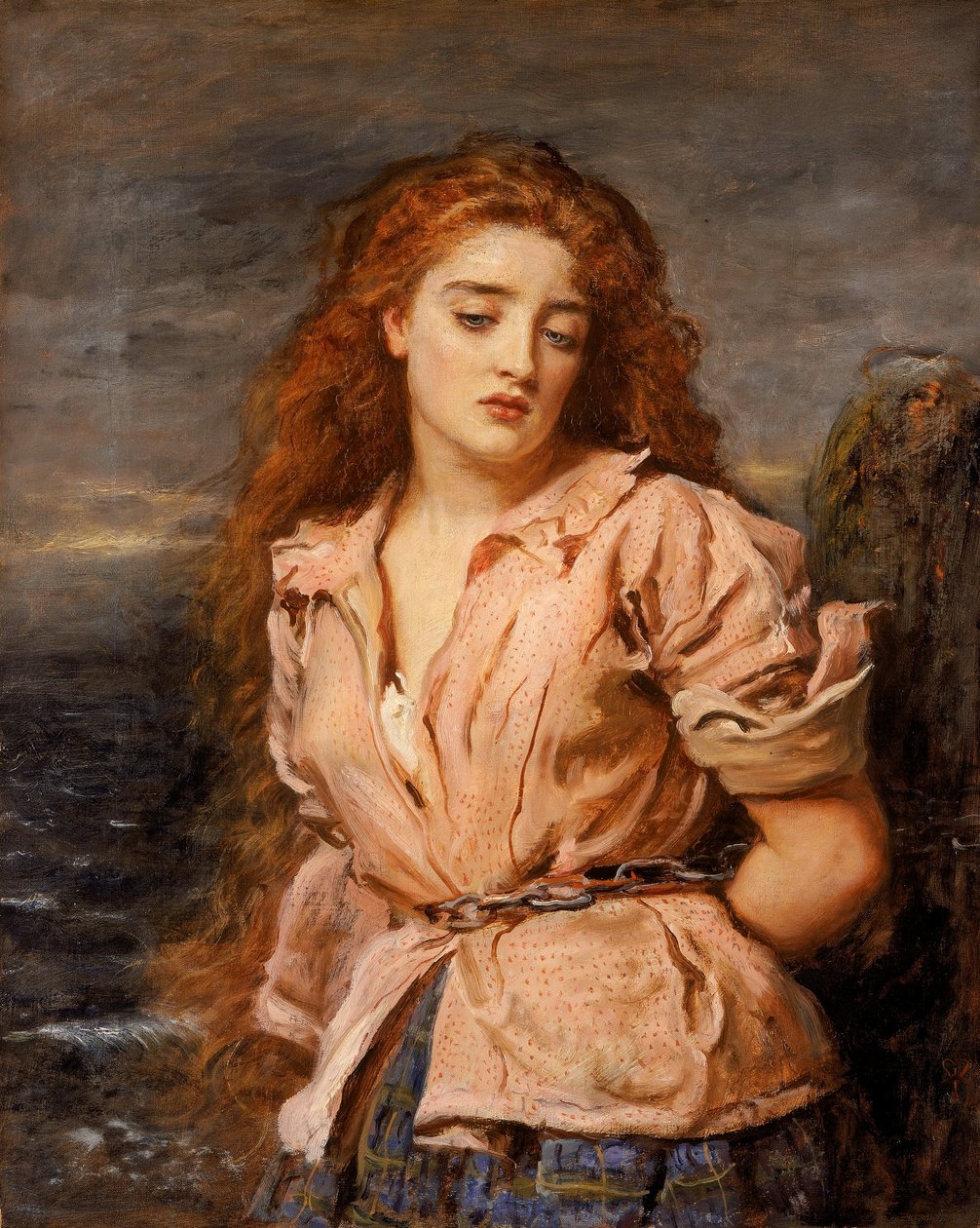 Il martire del Solway. da John Everett Millais