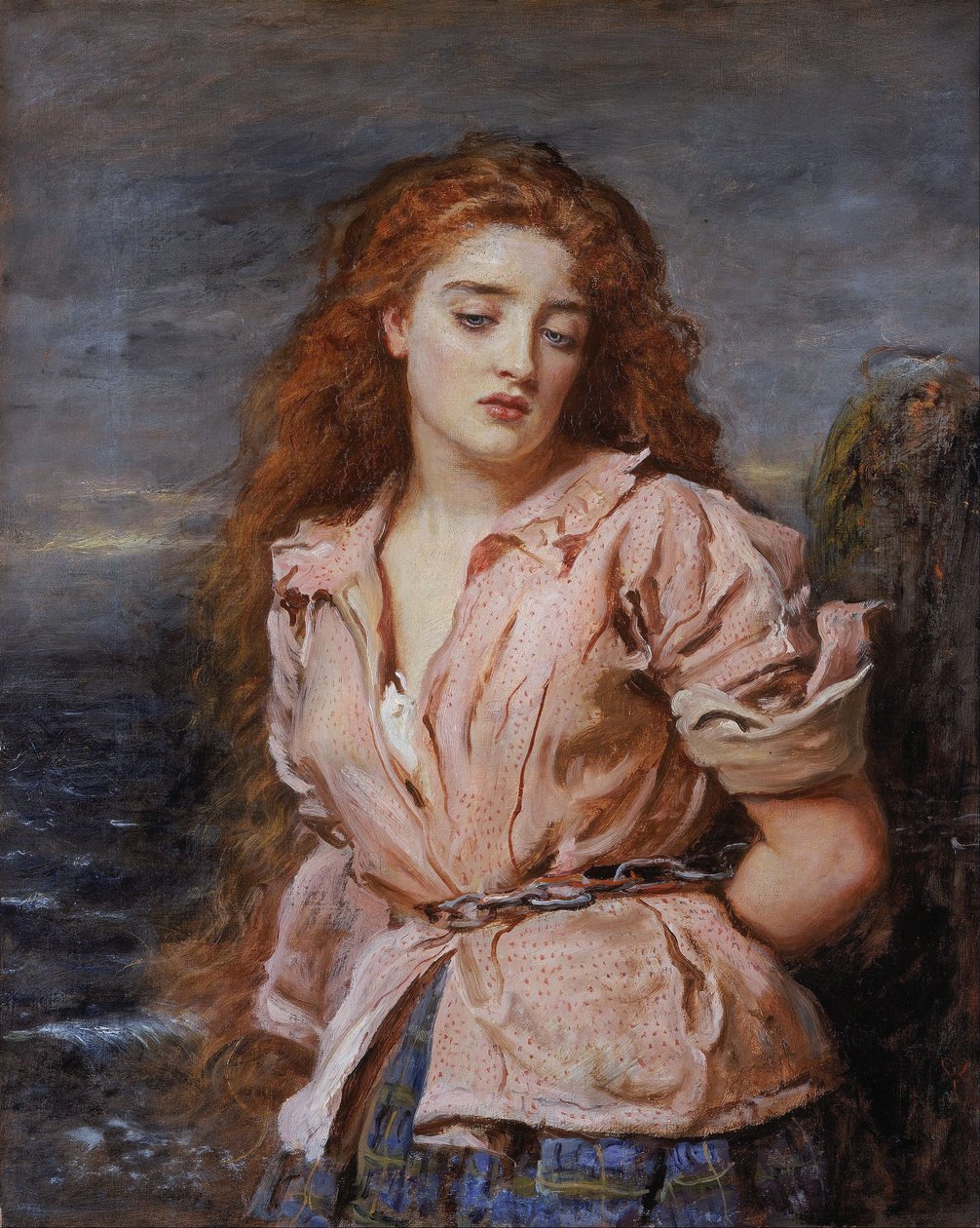 Il martire del Solway".
" da John Everett Millais