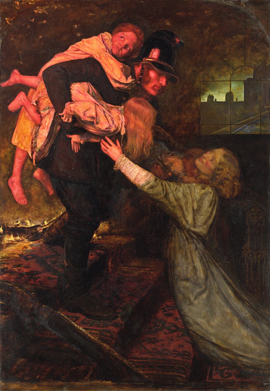 Il salvataggio da John Everett Millais