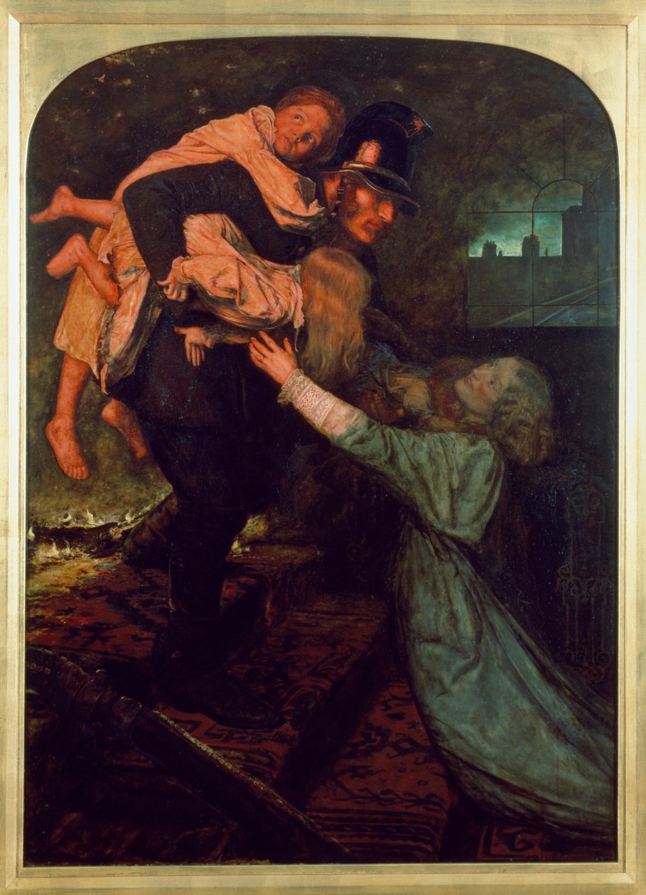 Il salvataggio da John Everett Millais