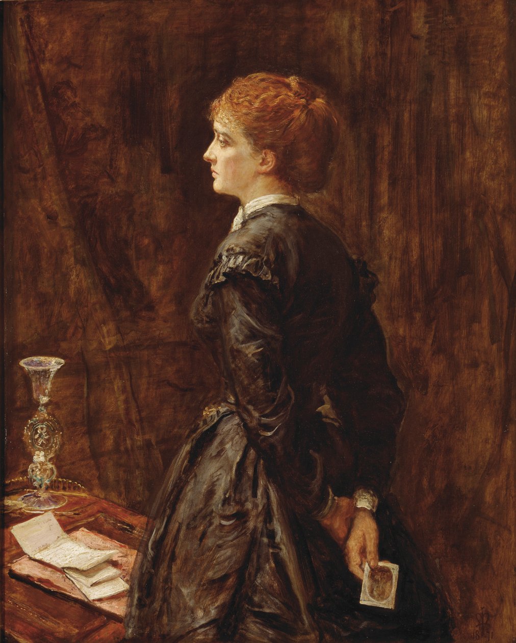 Sì o no? da John Everett Millais