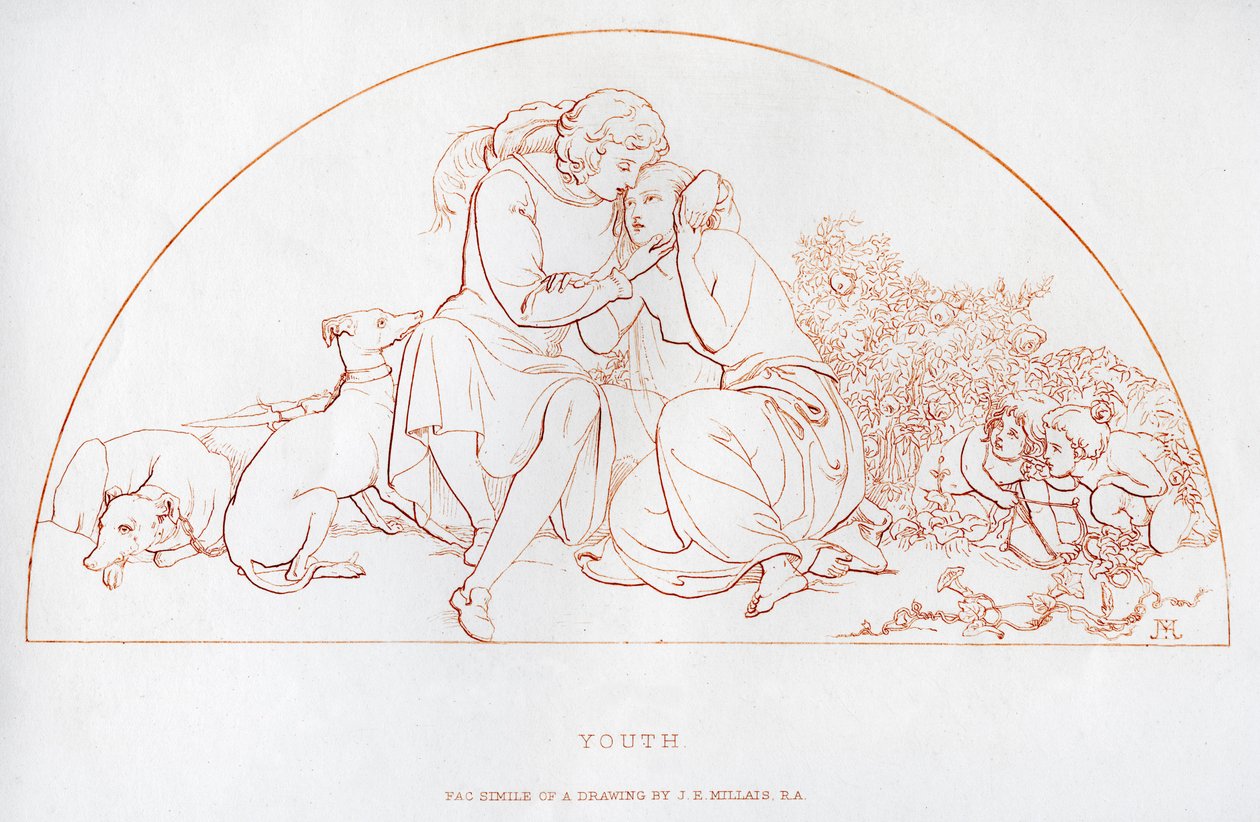 Gioventù, XIX secolo da John Everett Millais
