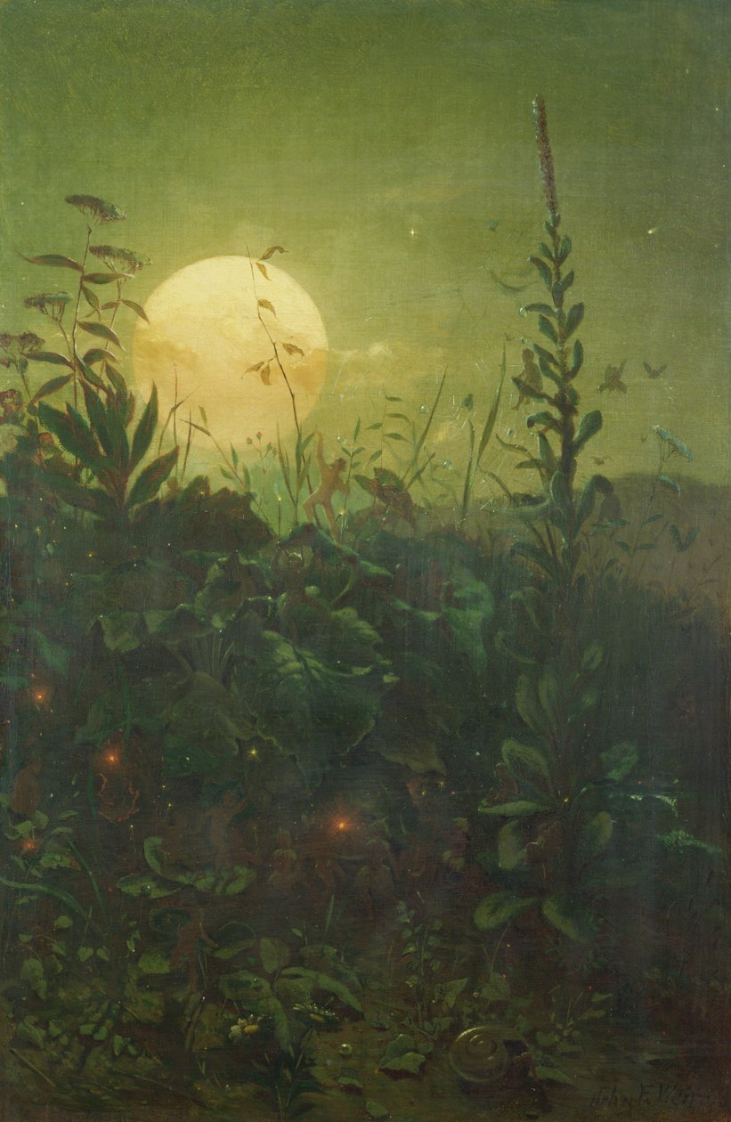 Halloween (olio su tela) da John Ferguson Weir