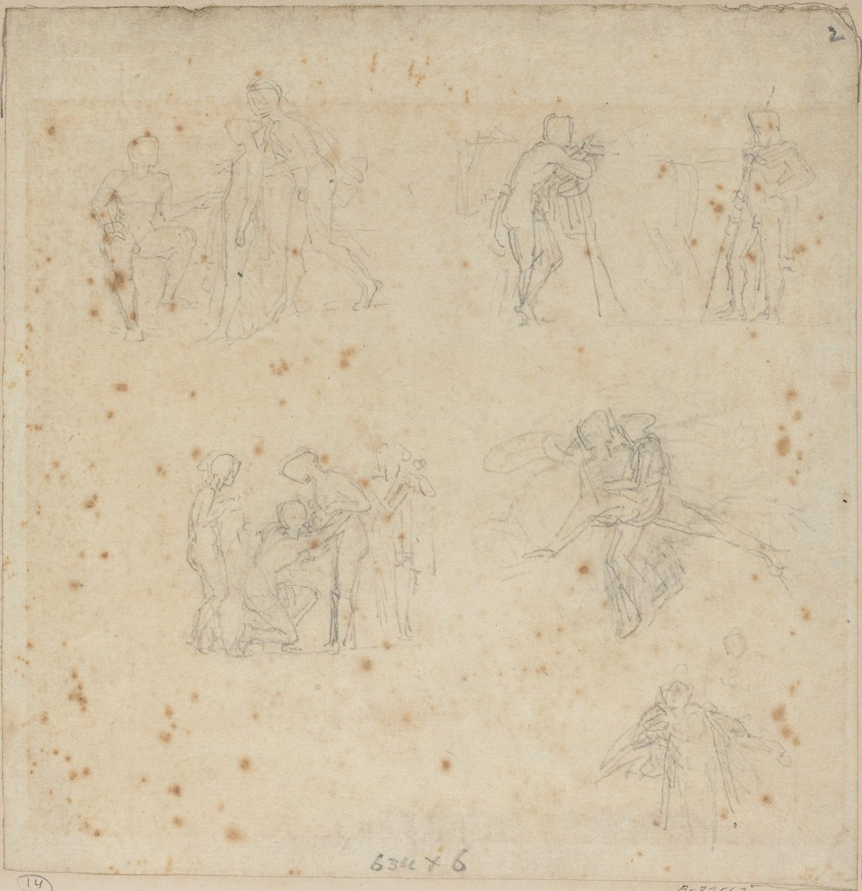 Studi di Figure da John Flaxman