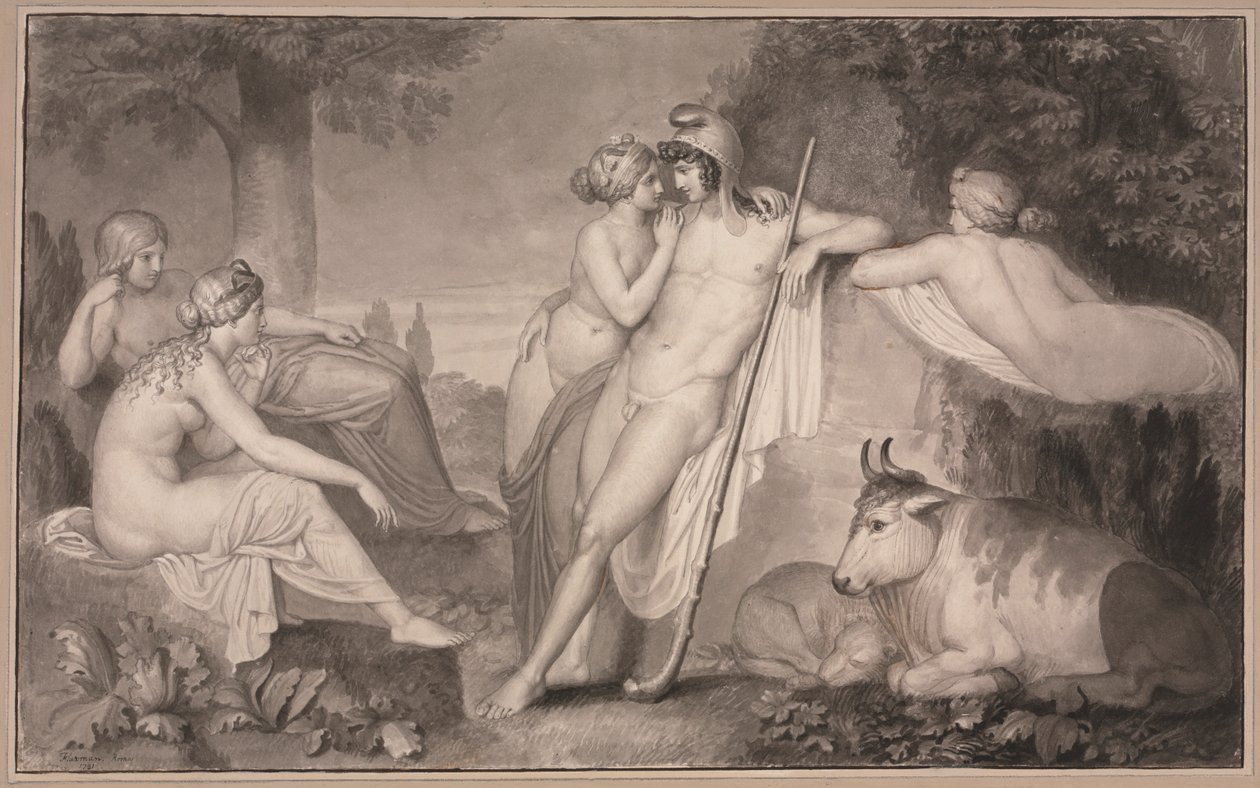 Paride e Enone da John Flaxman