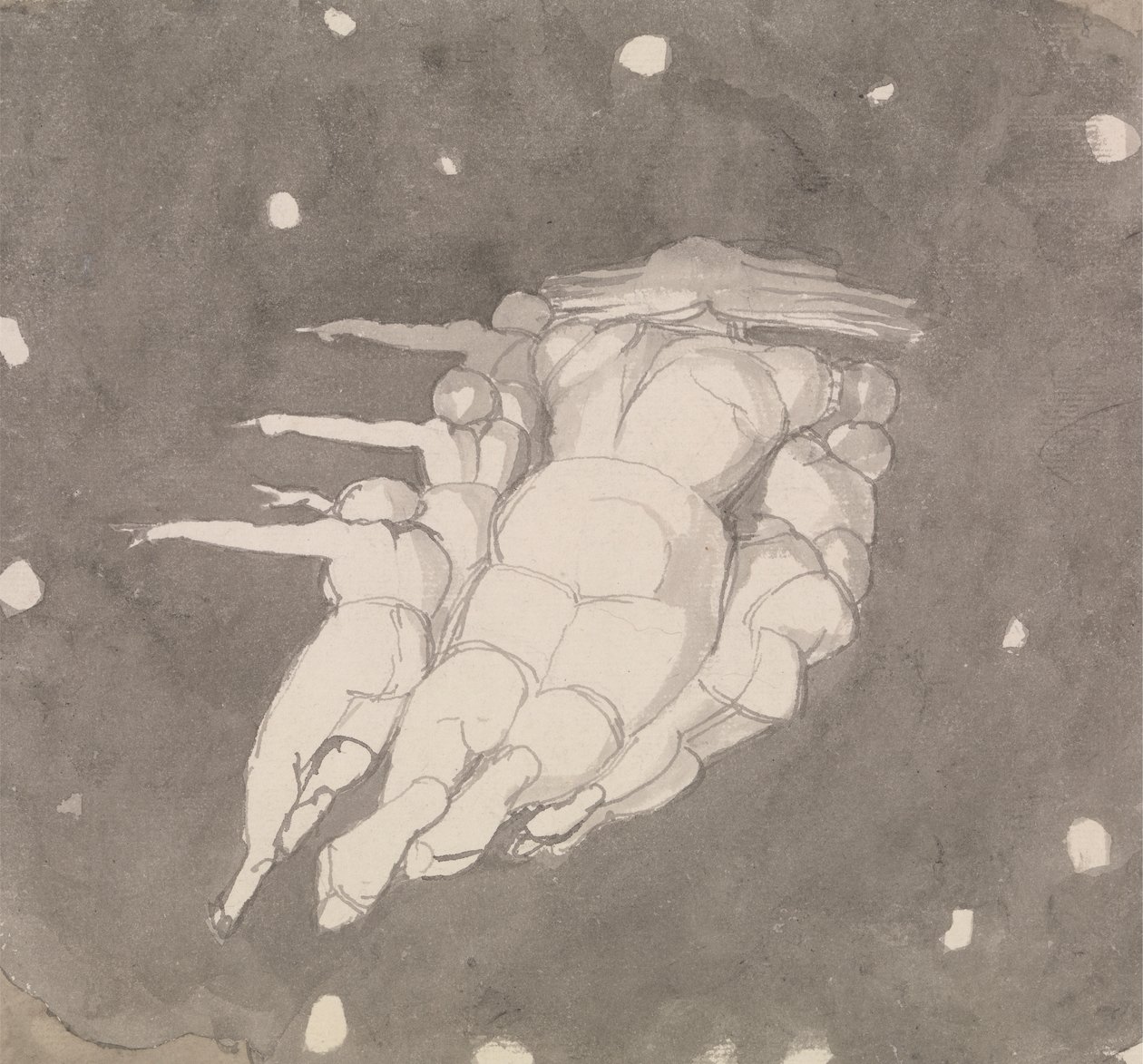 La creazione dei cieli da John Flaxman