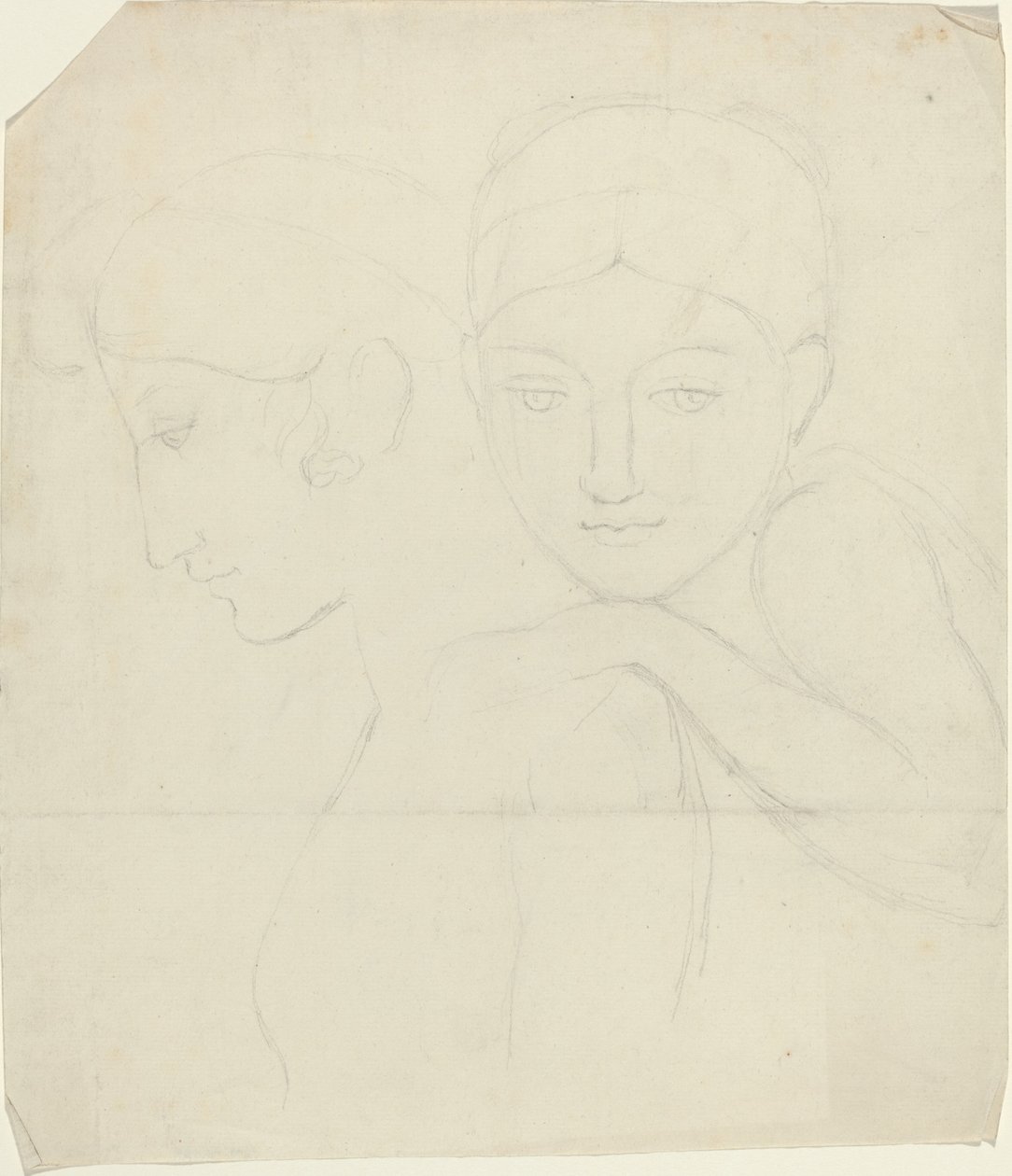 Due Teste di Donne da John Flaxman
