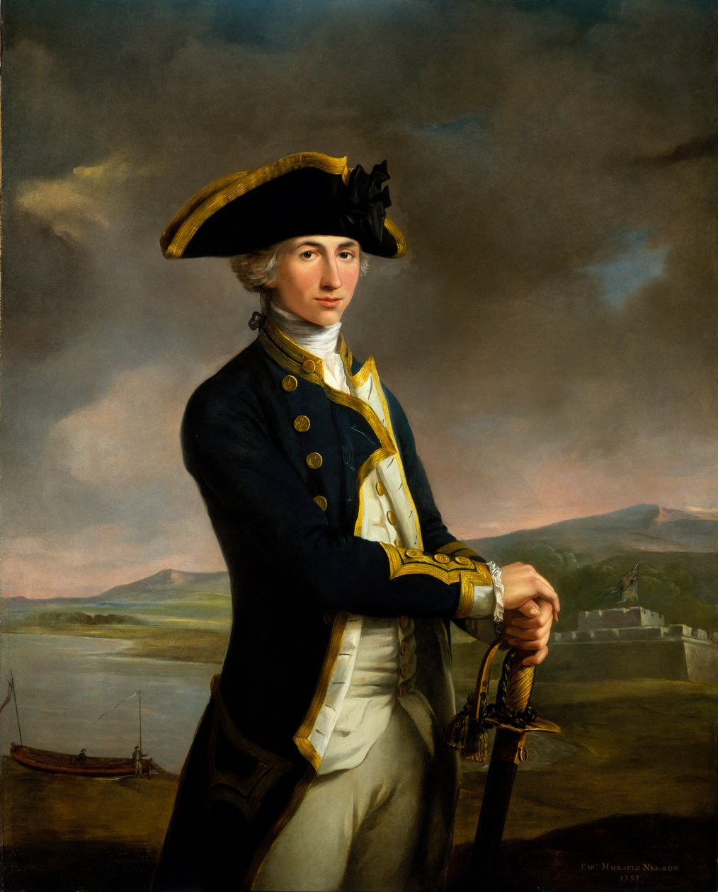 Capitano Horatio Nelson (1758-1805) da John Francis Rigaud