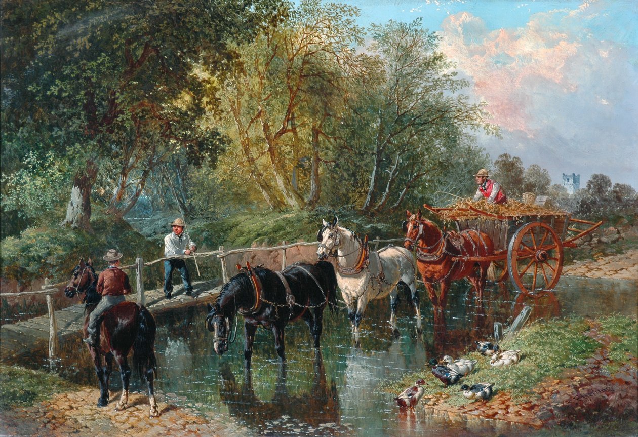 Attraversando il ruscello da John Frederick Herring Junior