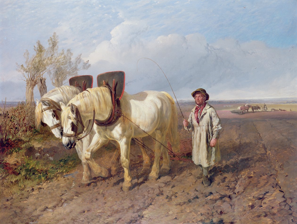 La squadra di aratura da John Frederick Herring Senior