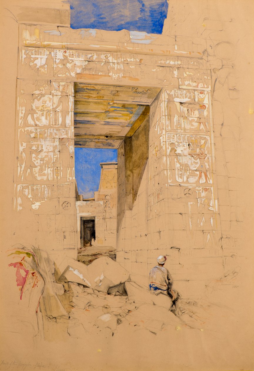 Parte del Propileo di File da John Frederick Lewis