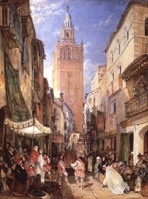 Processione religiosa, Siviglia da John Frederick Lewis