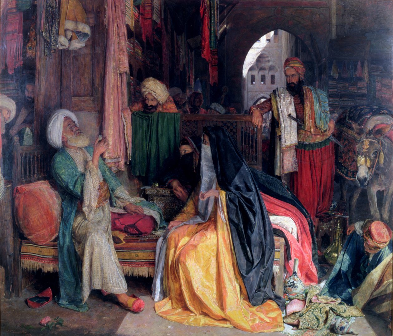 La moneta dubbia, 1869 da John Frederick Lewis