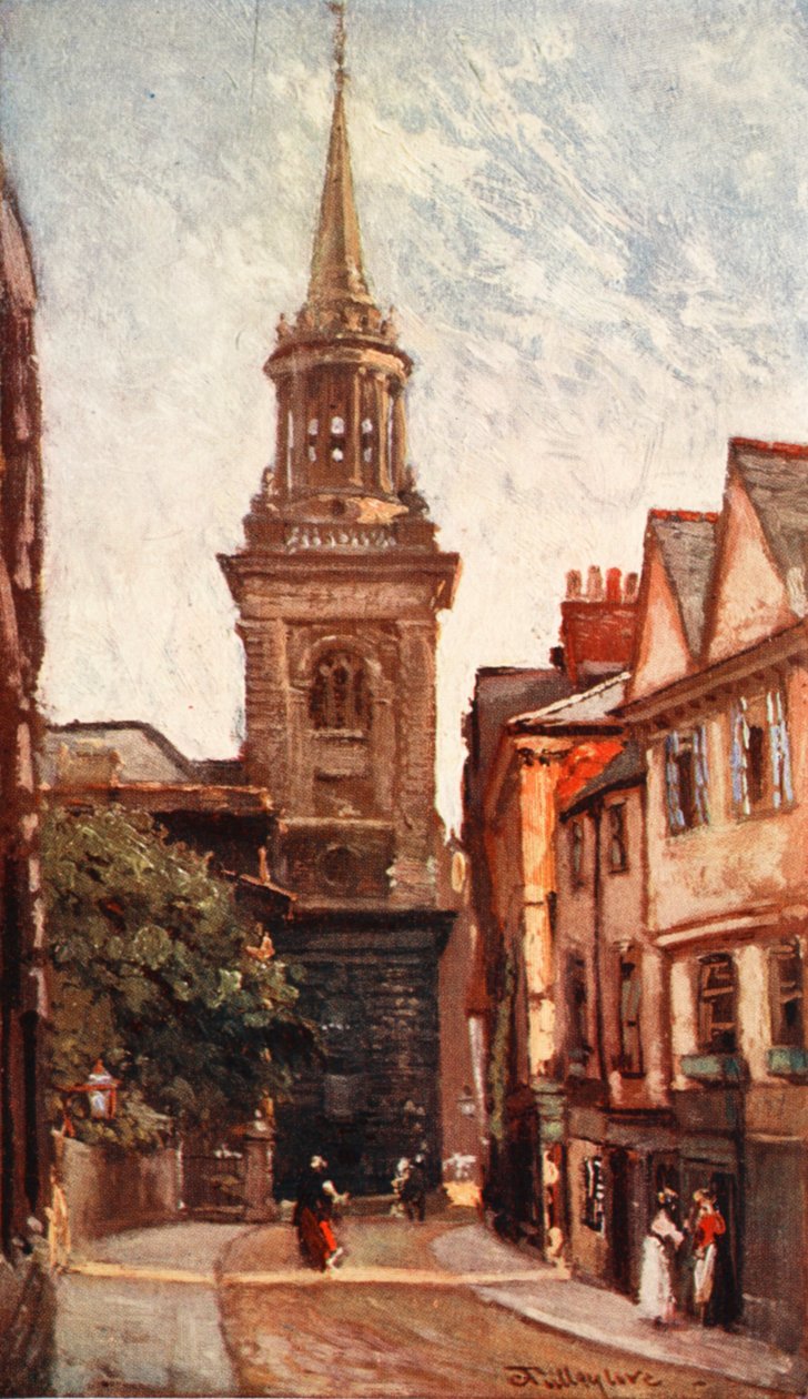 Chiesa di Tutti i Santi, da Turn Street, 1903 da John Fulleylove
