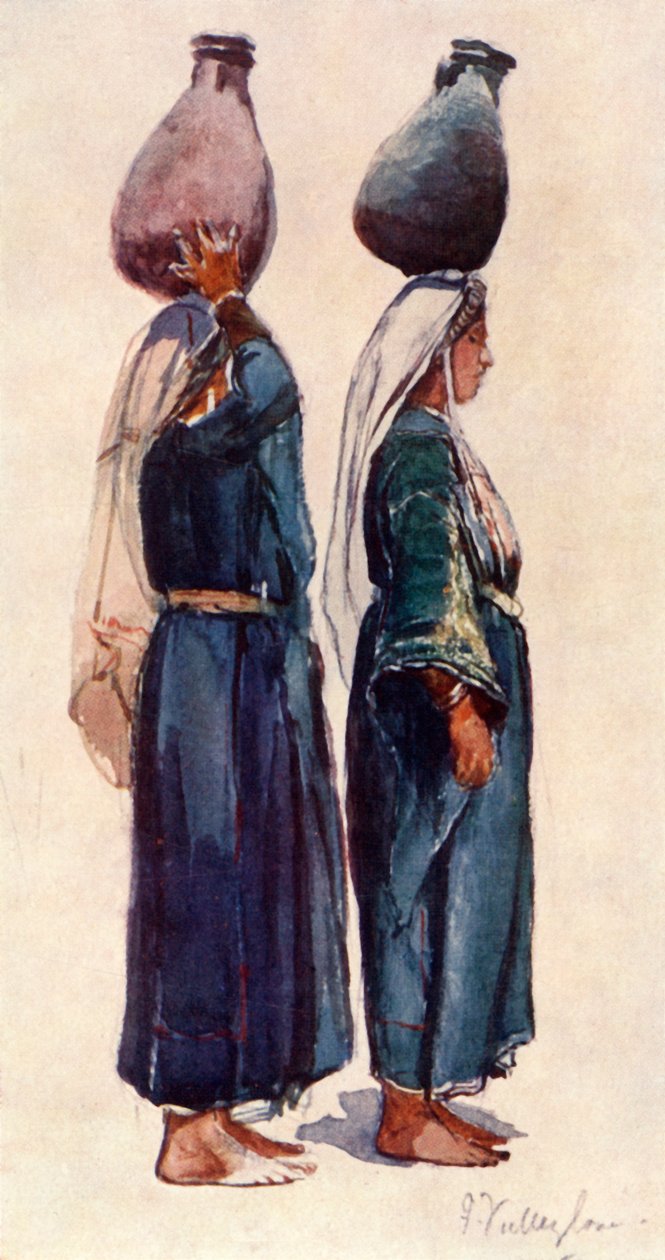 Studi di donne contadine siriane, 1902 da John Fulleylove
