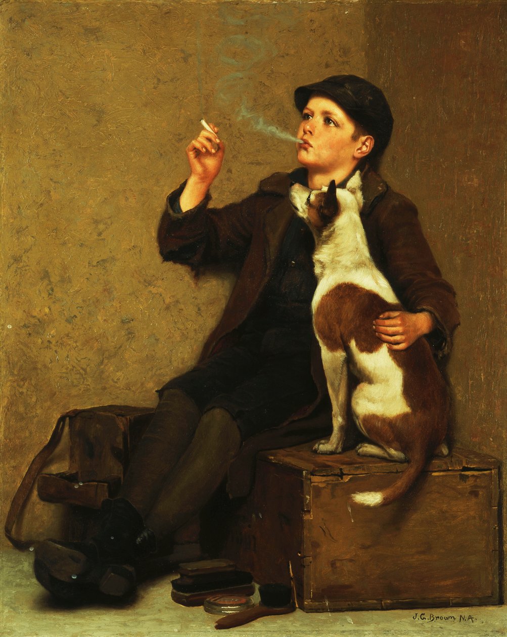 Lustrascarpe da John George Brown