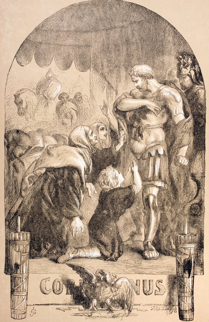 Coriolano, 1890 da John Gilbert