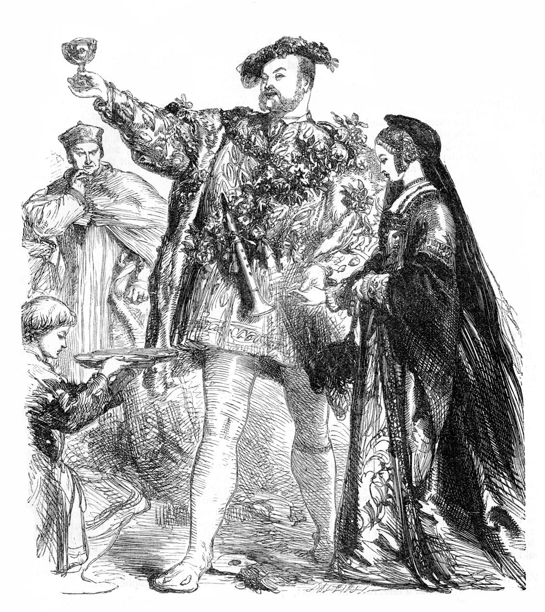Enrico VIII di William Shakespeare da John Gilbert