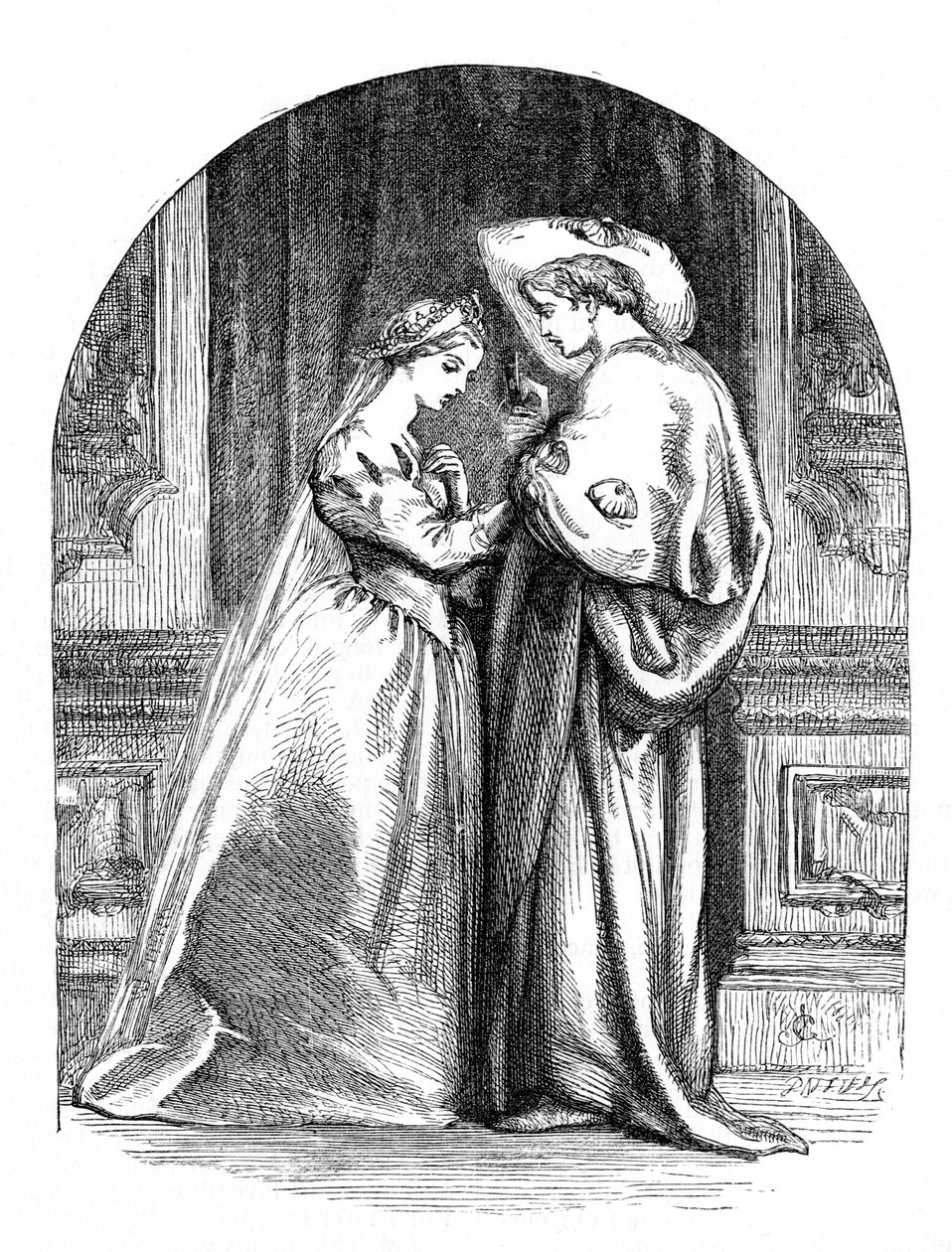 Romeo e Giulietta di William Shakespeare da John Gilbert