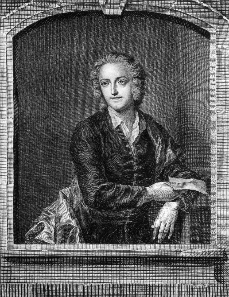 Ritratto di Thomas Gray (1716-71) da John Giles Burckhardt