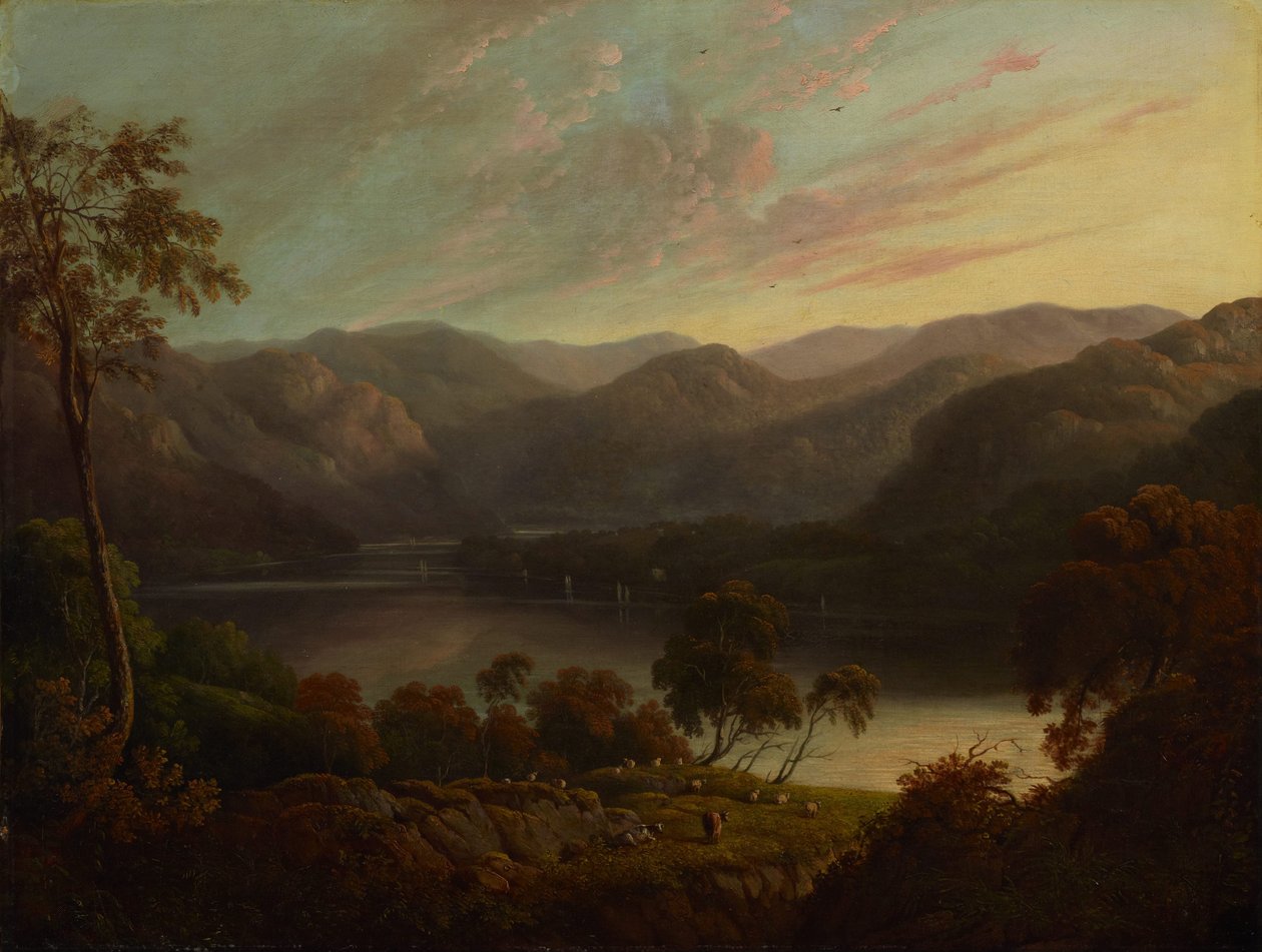 Vista del paesaggio a Cumberland da John Glover