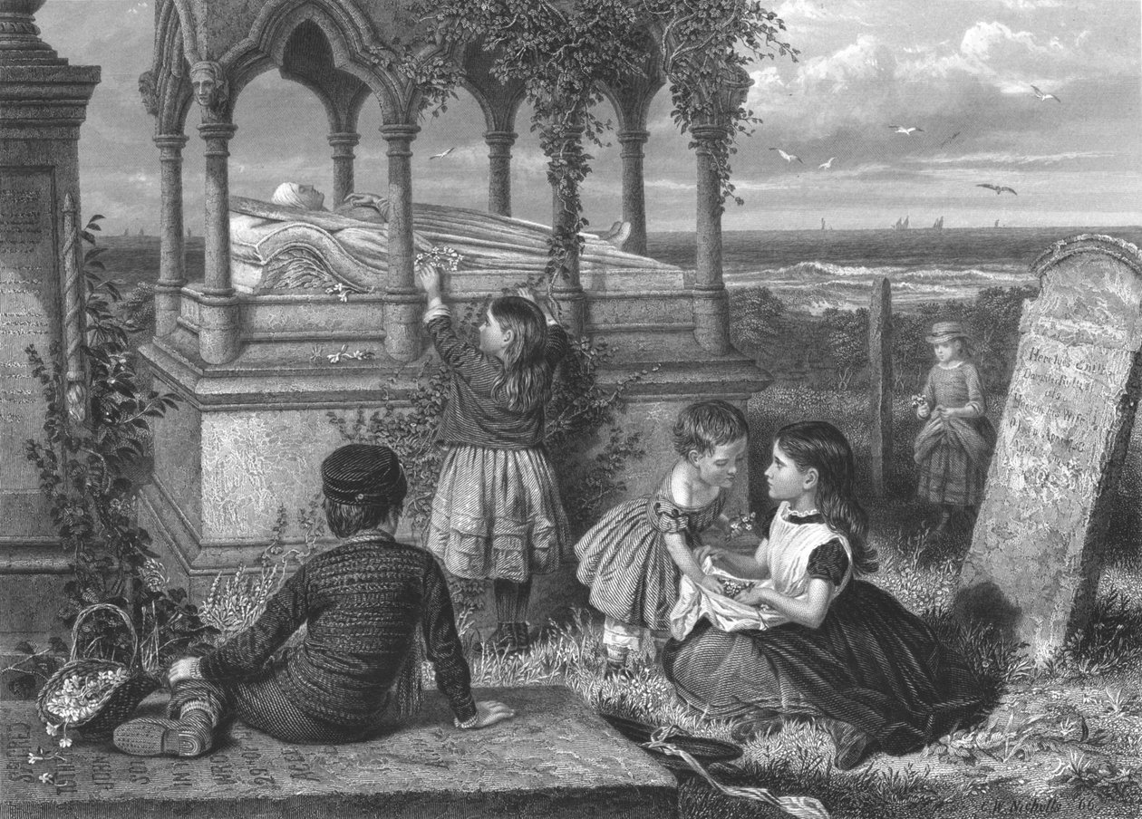 La tomba di Grace Darling da John Godfrey
