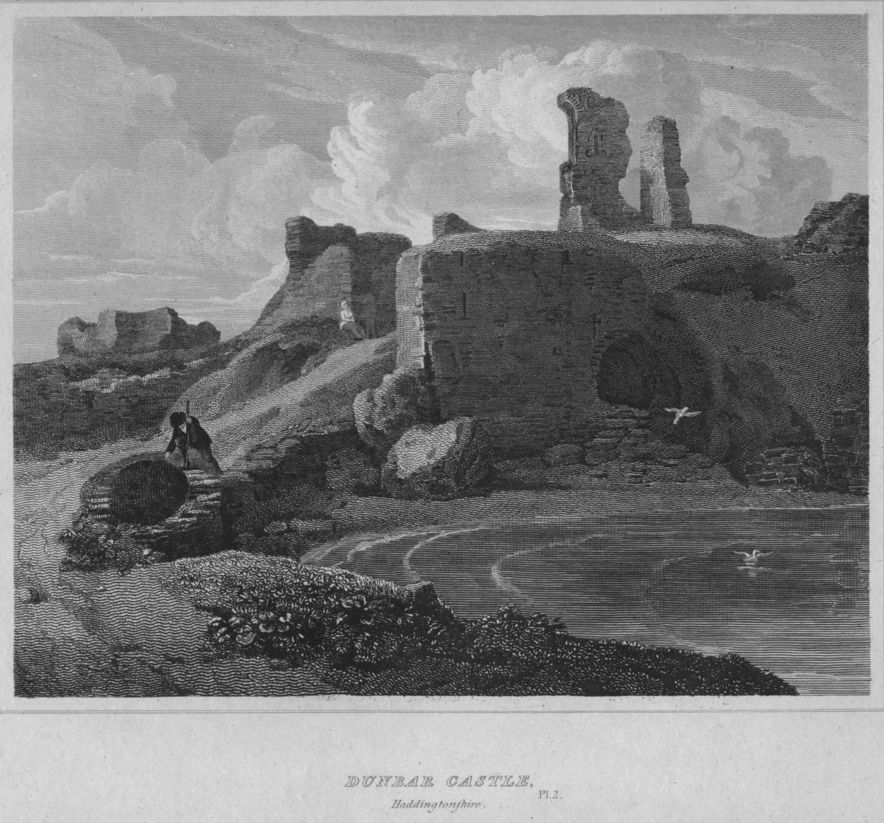 Castello di Dunbar, Haddingtonshire da John Greig