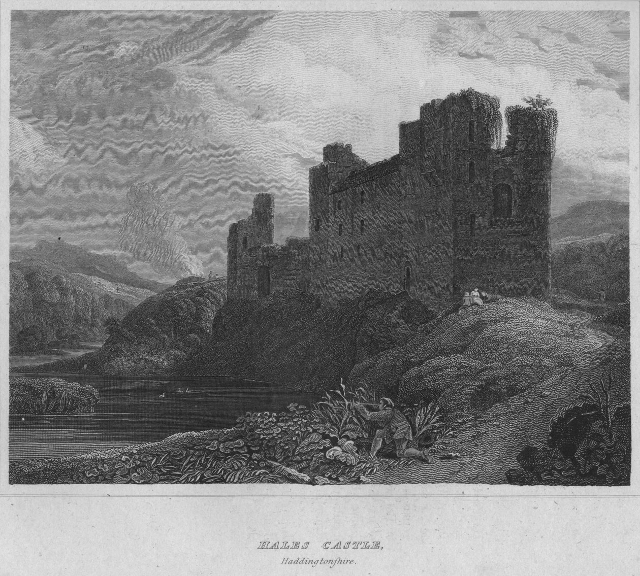 Castello di Hales, Haddingtonshire da John Greig