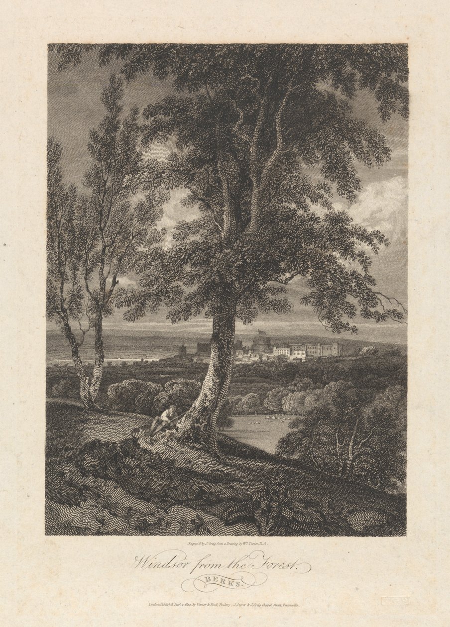 Windsor dalla foresta, Berks da John Greig