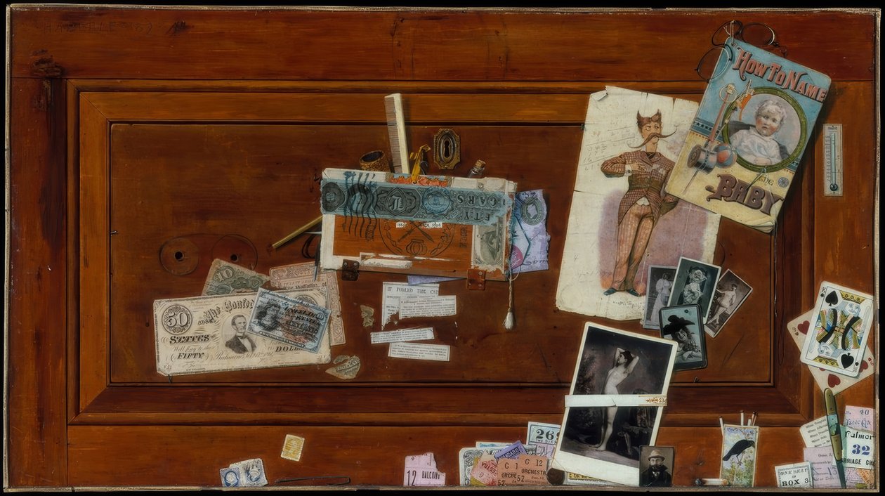 Cassetto di un celibe da John Haberle