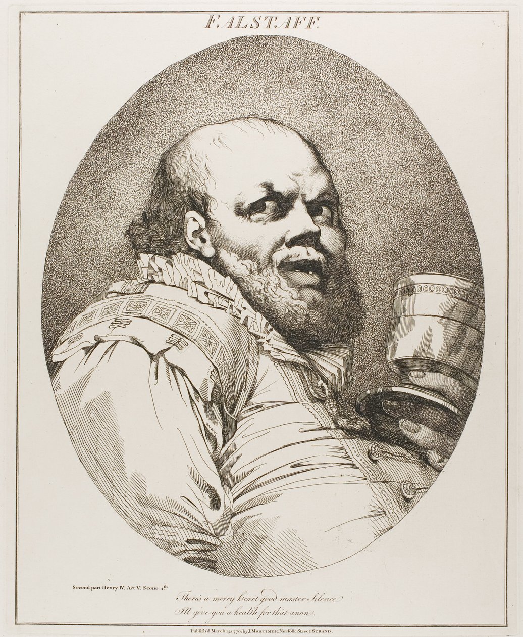 Falstaff da John Hamilton Mortimer