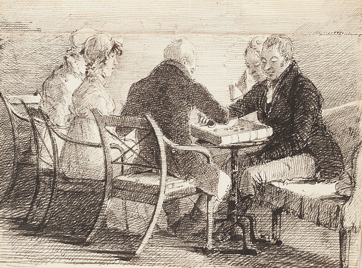 Backgammon, 1808 da John Harden