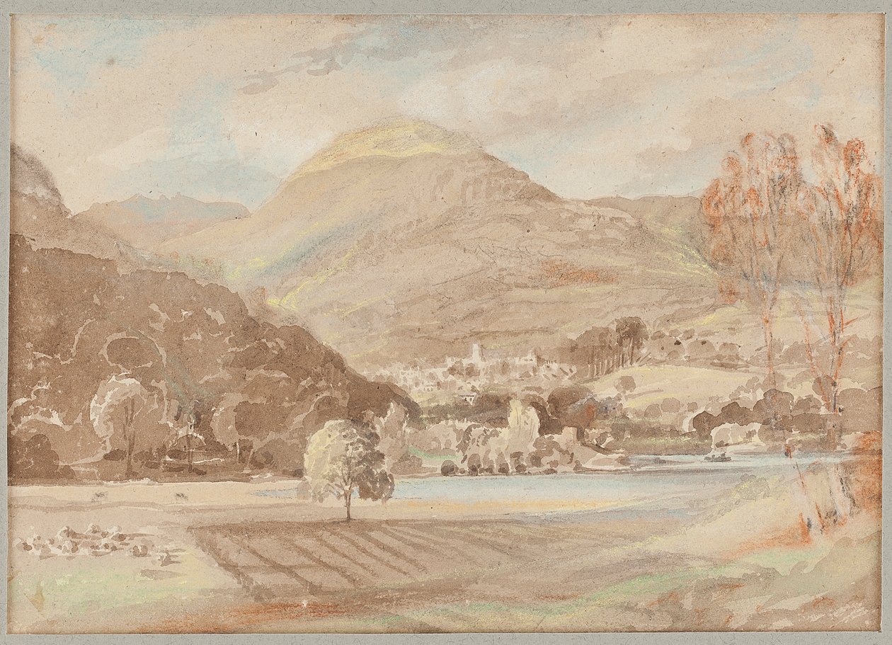 Campi fuori Brathay, 1812 da John Harden