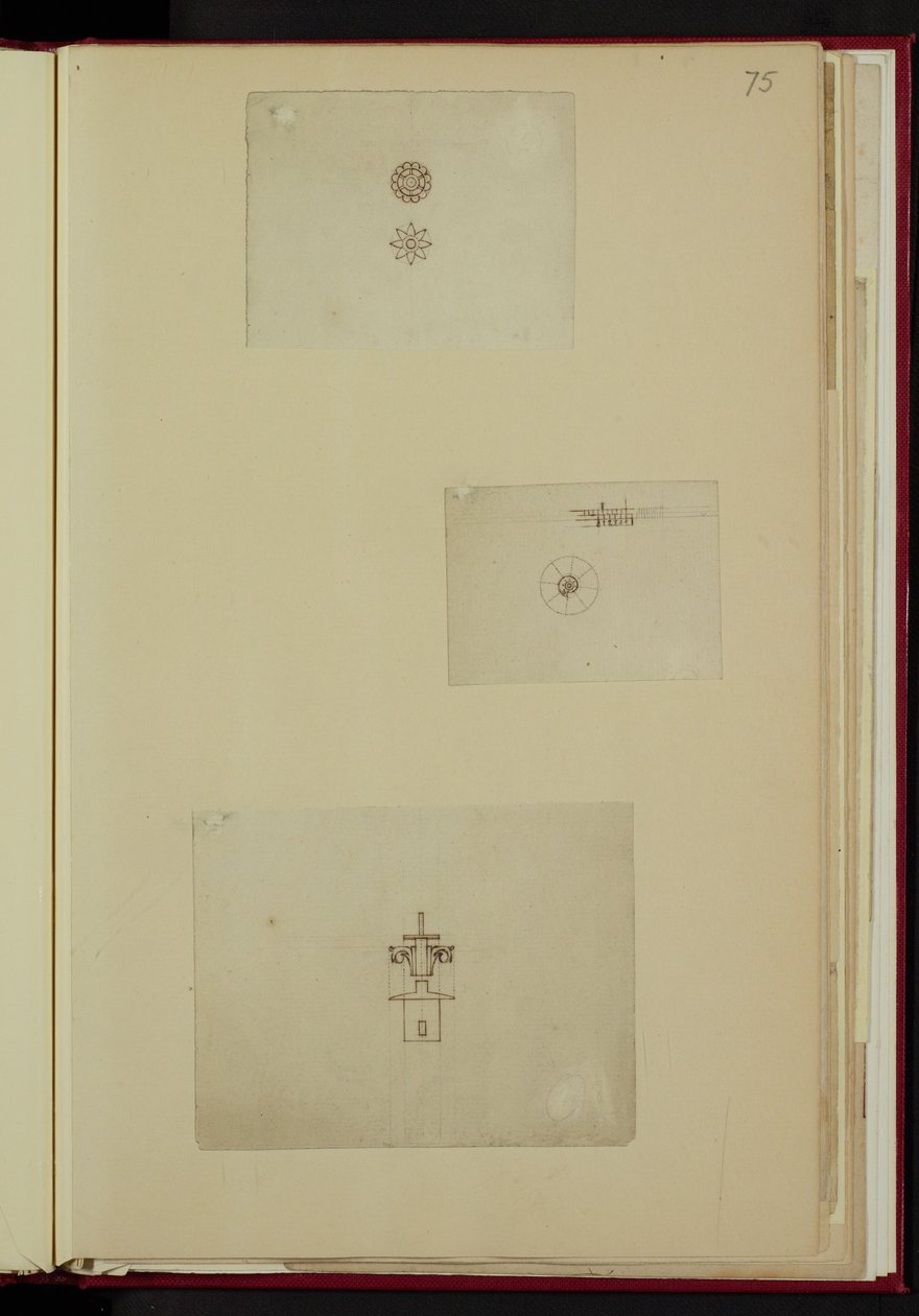 Disegni per il manoscritto da John Harrison