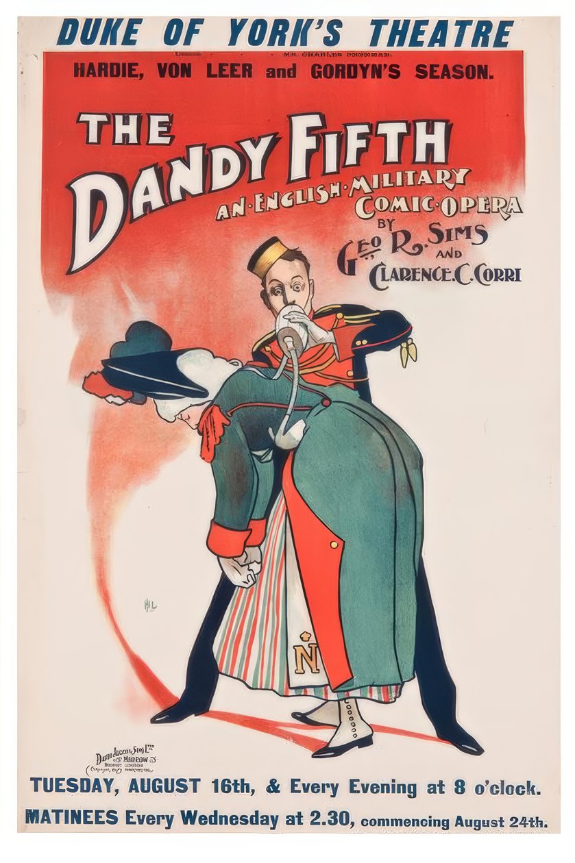 "The Dandy Fifth" / J. Hassall / Poster, 1898 da John Hassall