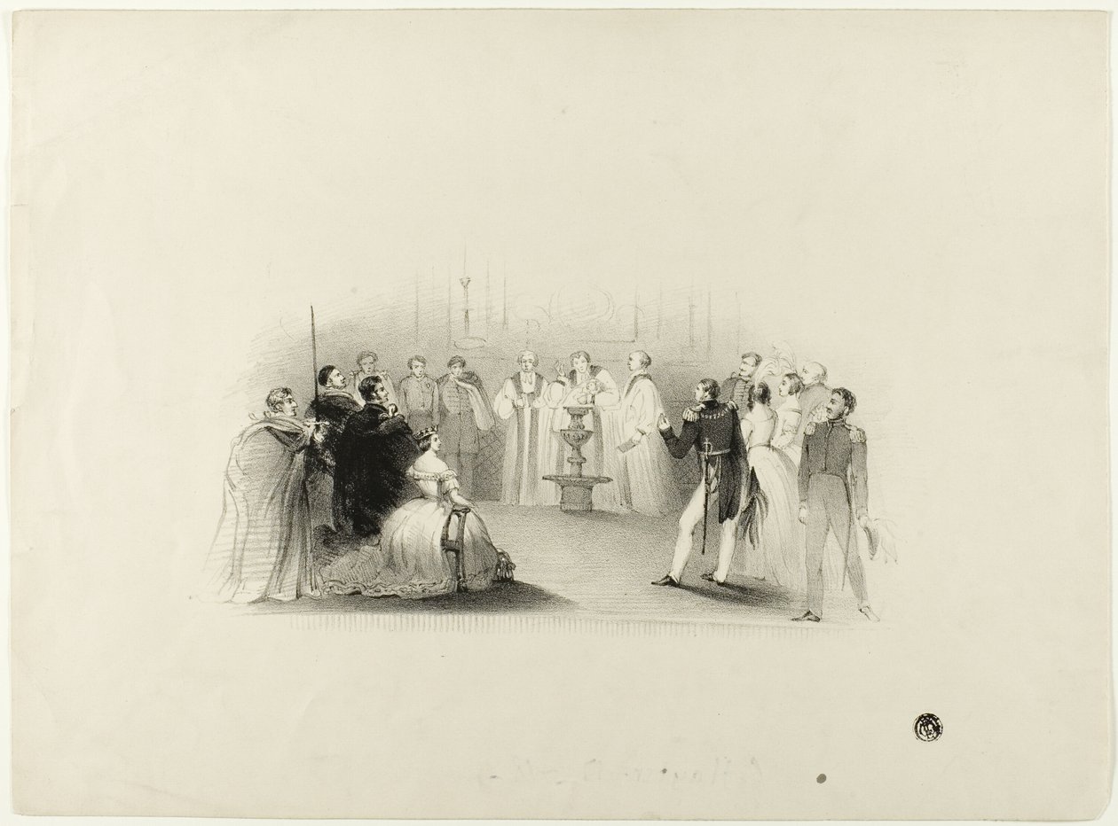 Battesimo di Edoardo VII da John Hayter