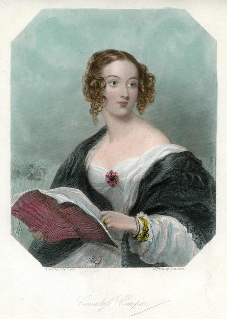 Contessa Cowper, c1865-1890 da John Hayter