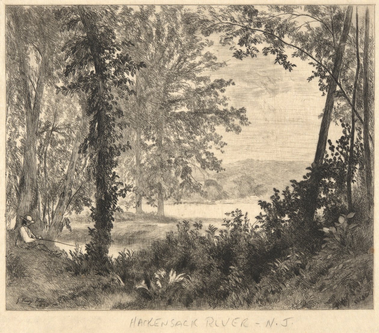 Fiume Hackensack, New Jersey da John Henry Hill