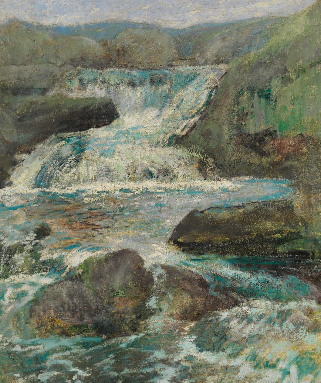 Cascate di Horseneck, ca. 1889-1900 da John Henry Twachtman