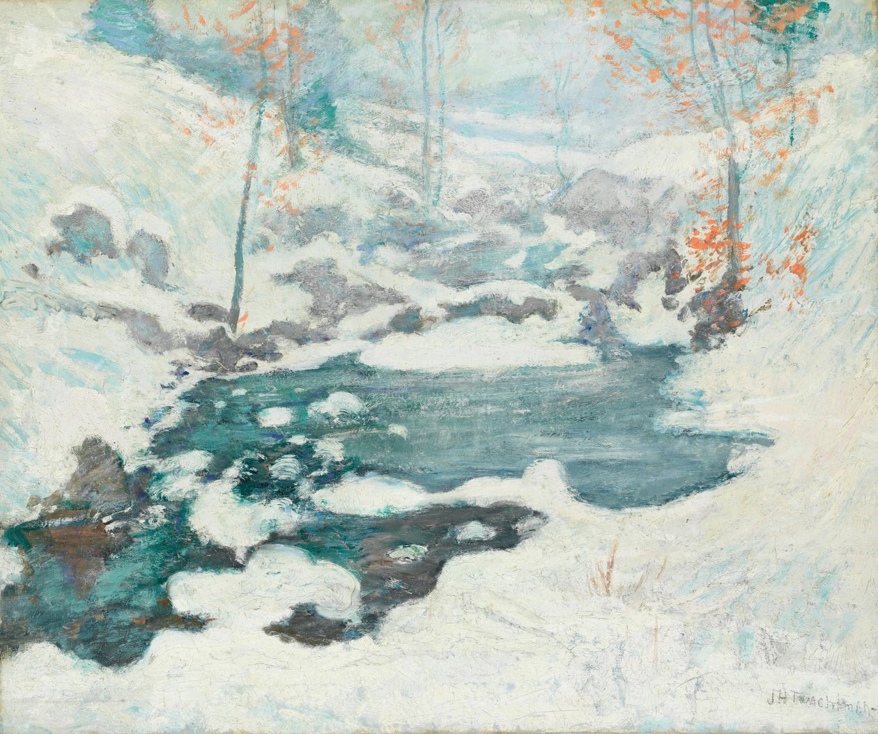 Bloccato nel ghiaccio da John Henry Twachtman