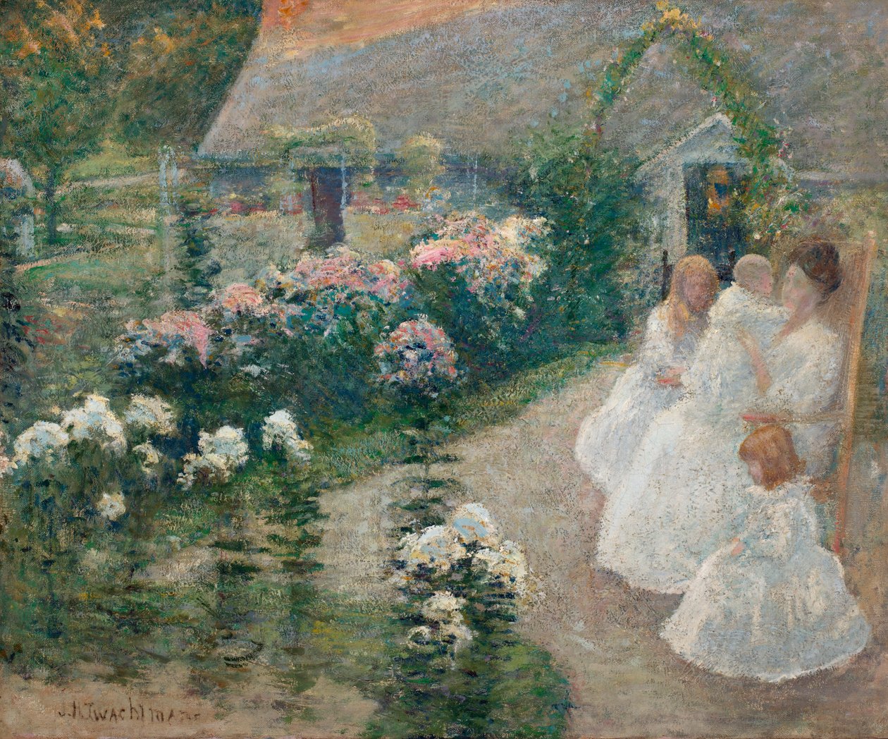 Sulla terrazza da John Henry Twachtman