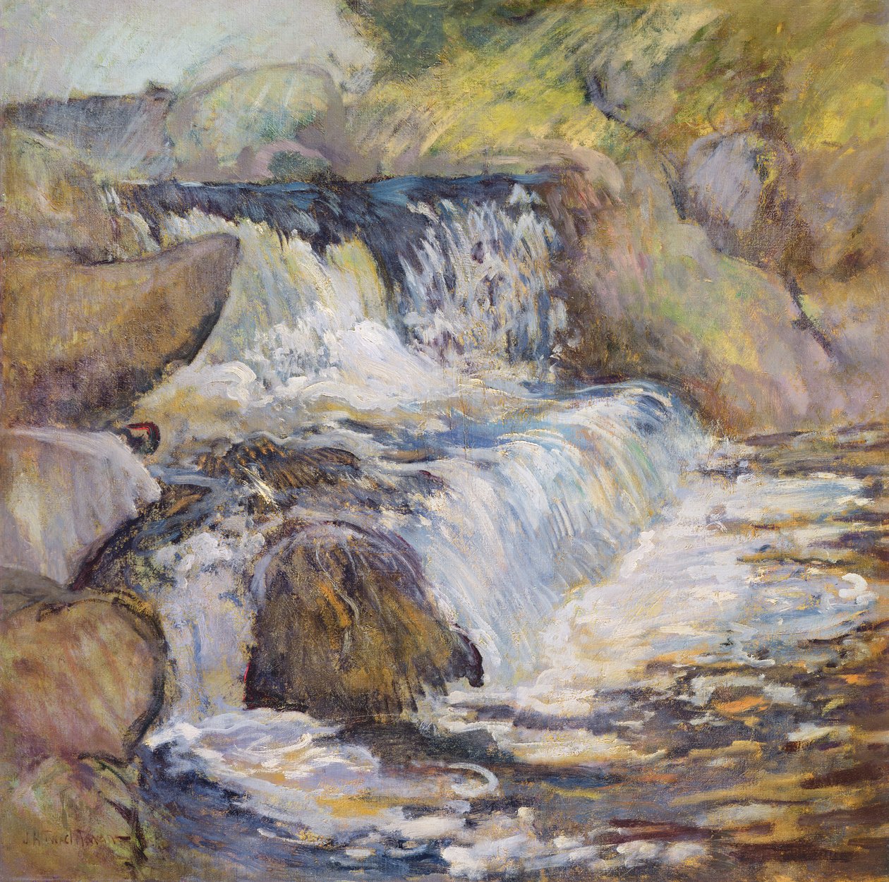 La cascata, c.1889 da John Henry Twachtman