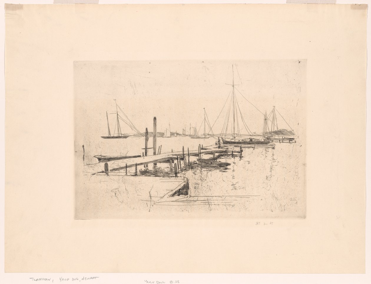Darsena per yacht da John Henry Twachtman