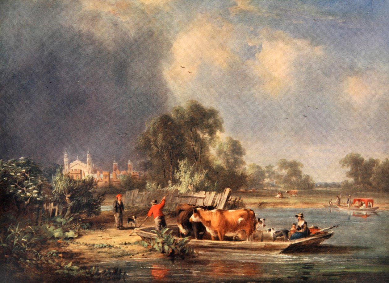 Eton dal fiume da John Hilder